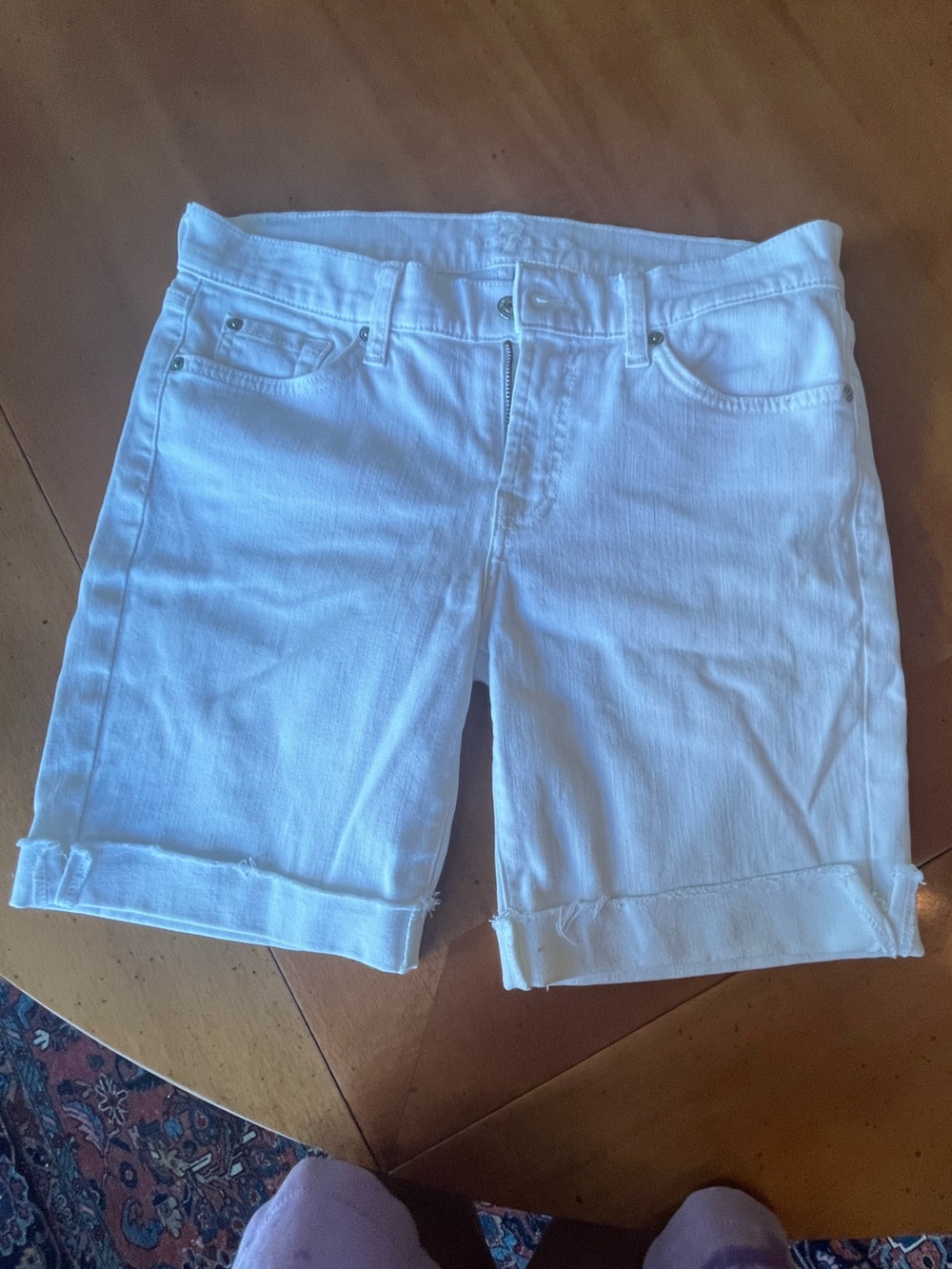 7 For All Mankind Women's Denim Bermuda Shorts size 27